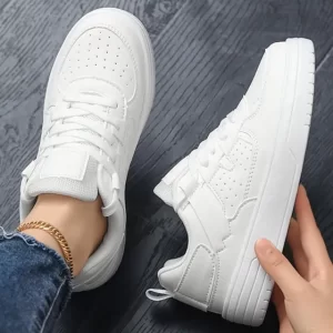 Zapatillas Blancas Hombre Tenis Casuales Para Mujer, Cómodos