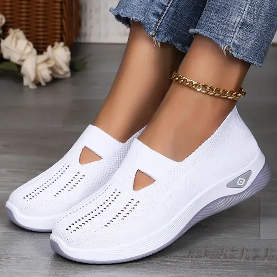 Zapatillas Blancas Hombre 2026 Casual Easy-on, Easy-off