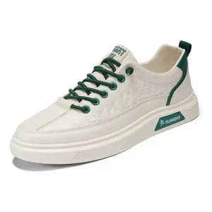 Zapatillas Blancas Hombre Casual Tipo Low Top