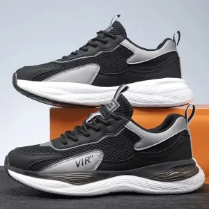 Zapatillas running hombre Tenis De Cómodos Y Transpirables Black