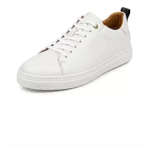 Zapatillas Blancas Hombre Zapatilla Cuero Genuino Casual