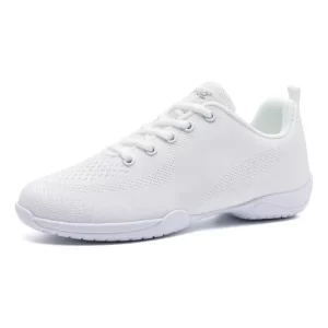 zapatillas Niña Twdkcher Para Porristas Blancas, Tejido Transpira