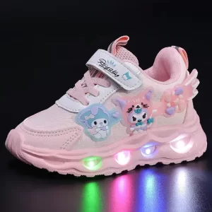 zapatillas Niña Zapatos Led Kuromi Para Niñas 2025