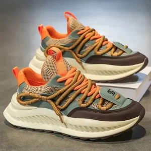Zapatillas Blancas Hombre Casuales Transpirables De Verano