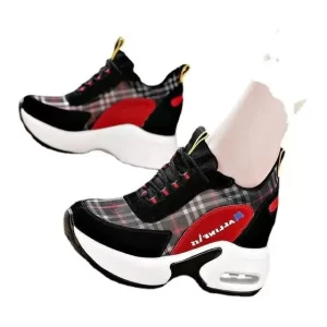 Zapatilla plataforma mujer 2022 Nuevos Zapatos De Lona De Fondo