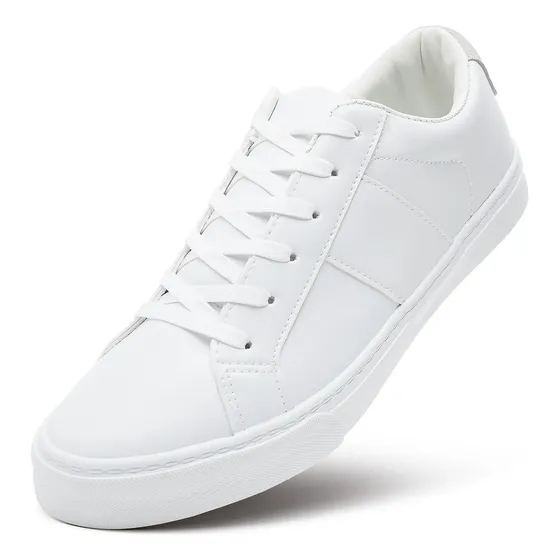 Zapatillas Blancas Hombre Zgr White Us10 De Piel Sintética