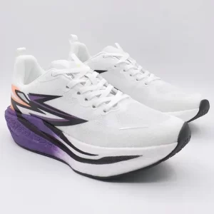 Zapatillas Blancas Hombre De Running Ligeras, Transpirables