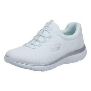 Zapatilla Skechers mujer Summits Para Blanco/plateado Talla