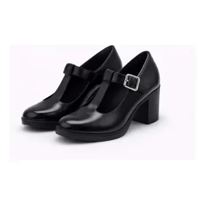 Zapatilla plataforma mujer Zapato Tacón Hebilla Confort Tuotuo