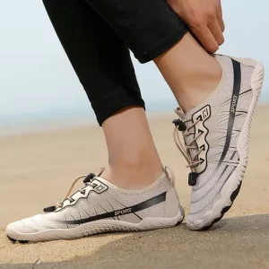 Zapatillas Blancas Hombre Zapatos De Malla Antideslizante