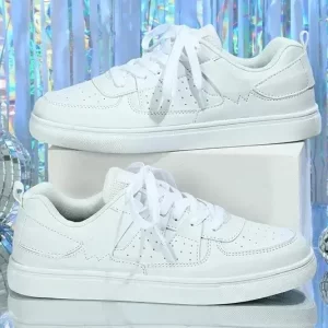Zapatillas Blancas Hombre Deportivas Ligeras Transpirables