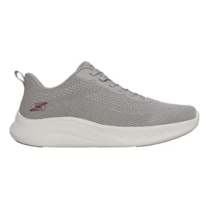 Zapatillas Skechers Hombre Bobs Moda Flex Gris
