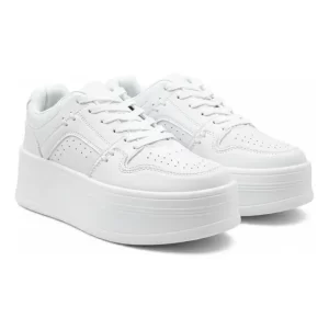 Zapatillas Blancas Mujer Zapatilla Plataforma Gruesa Moderna