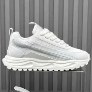 Zapatillas Blancas Hombre Moda Casual Respirable Exterior