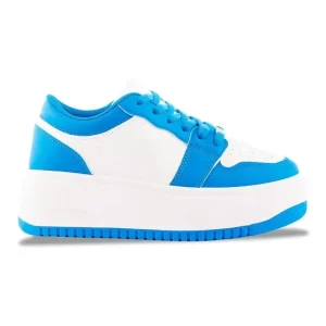 Zapatilla plataforma mujer Zapatillas Con Azul