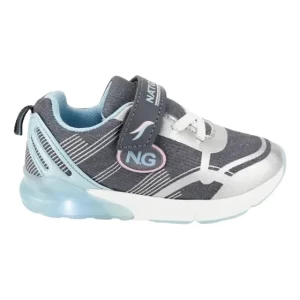zapatillas Niña Zapatilla Nat Geo Kids Luces Gris