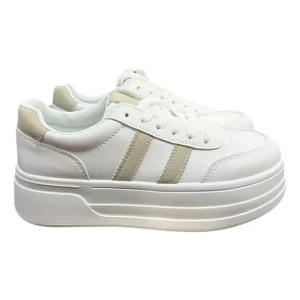 Zapatillas Blancas Hombre Urbanas Caqui Para Mujer