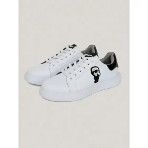 Zapatillas Blancas Hombre Con Parche De Karl Blanco Karl