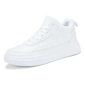Zapatillas Blancas Hombre Altas Casuales
