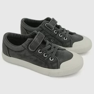 zapatillas Niña Zapatilla Lona Negra 2838