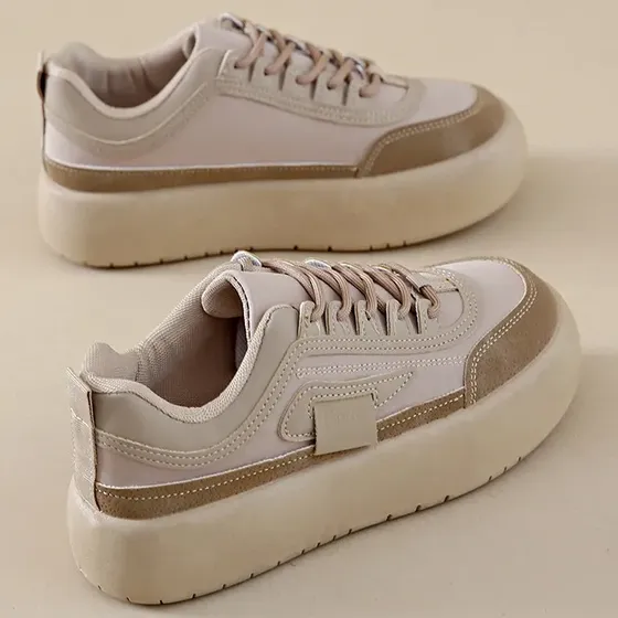 Zapatillas running mujer Zapatos Deportivos De Suela Gruesa