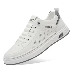 Zapatillas Blancas Hombre Bajas Y Transpirables Para Hombre