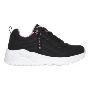 zapatillas Niña Zapatos Skechers Uno Lite Easy Zip Negro