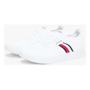 Zapatillas Blancas Hombre Logo Monotipo Hilfiger Blanco Tommy