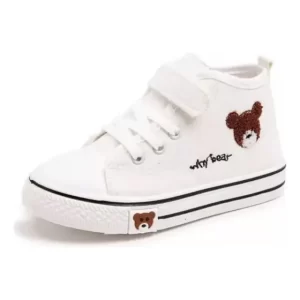 Zapatilla plataforma mujer Zapatillas Casuales Blancas De Lona