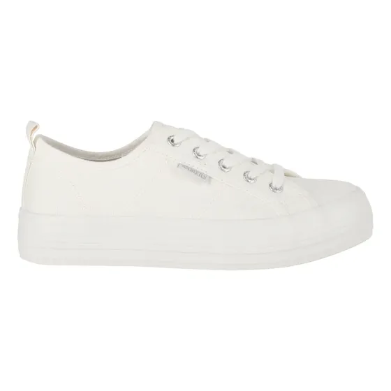 zapatillas mujer Con Plataforma New Canvas Iii Bamers Blanco