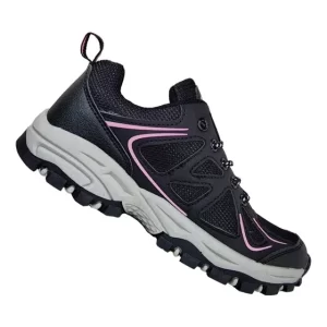 Zapatillas running mujer Dama Outdoor Negro Y Rosa - 3132