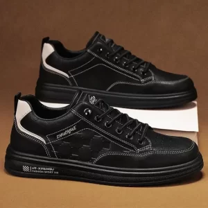 Zapatillas Blancas Hombre Zapatos Sin Cordones De Microfibra