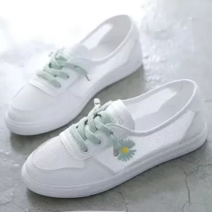 Zapatillas Blancas Hombre Mujer Verano 2025 Tenis Respirables
