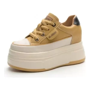 Zapatilla plataforma mujer Tênis De Cunha Feminino, Aumento