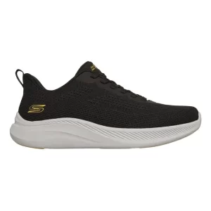 Zapatillas Skechers Hombre Bobs Moda Flex Negro