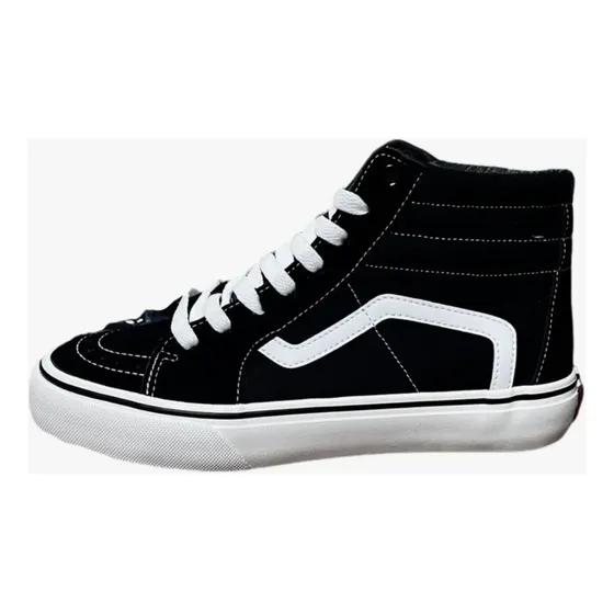 Zapatillas Blancas Hombre De Lona Con Caña Alta Unisex Color