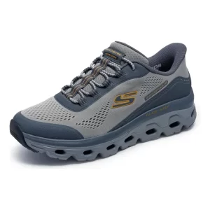 Zapatillas Skechers Hombre Zapatilla Glidestep 11 Gris Slipin
