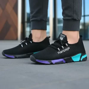 Zapatillas running hombre Negras Rampage Super Oferta!