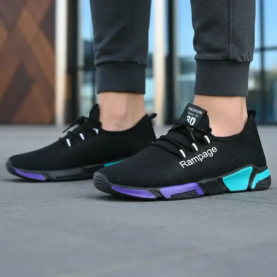 Zapatillas running mujer Negras Rampage Super Oferta!