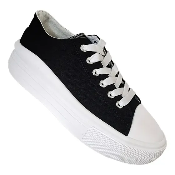 Zapatilla plataforma mujer Con Urbana De lona - Colores 7082