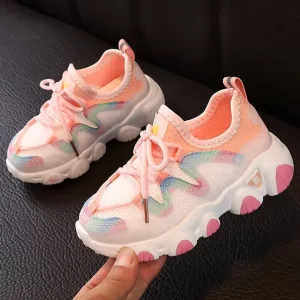 zapatillas Niña Deportivas De Suela Suave Y Transpirables
