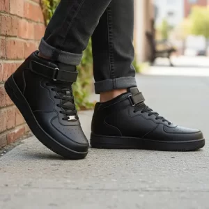 Zapatillas Blancas Hombre Botines Escolares Unisex Colegio