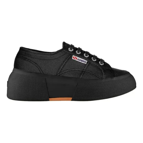 Zapatilla plataforma mujer Cotw Negro Superga