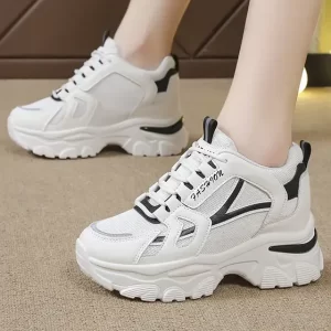 Zapatillas Blancas Hombre De Malla Para Mujer, Transpirables