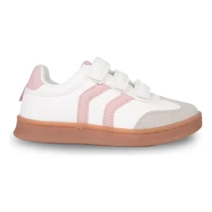 zapatillas Niña Zapatilla Retro Velcros Ajustables Blanco Pillin