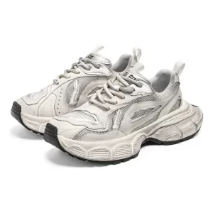 Zapatillas Blancas Hombre Transpirables Botín Suela Gruesa
