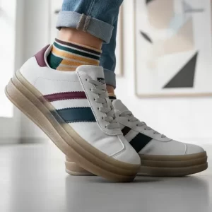 Zapatilla plataforma mujer Zapatillas Deportivas Eco Cuero