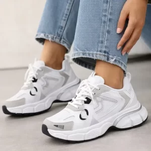 Zapatillas Blancas Hombre Con Diseño Deportivo - De Diario