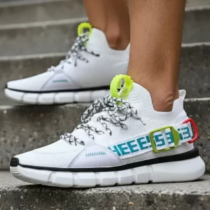 Zapatillas Blancas Hombre Zapatilla Urbana Nueva Confort A-167