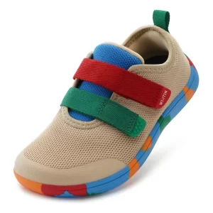 zapatillas Niña Zapatos Whitin Kids 13 Caqui Con Puntera Ancha
